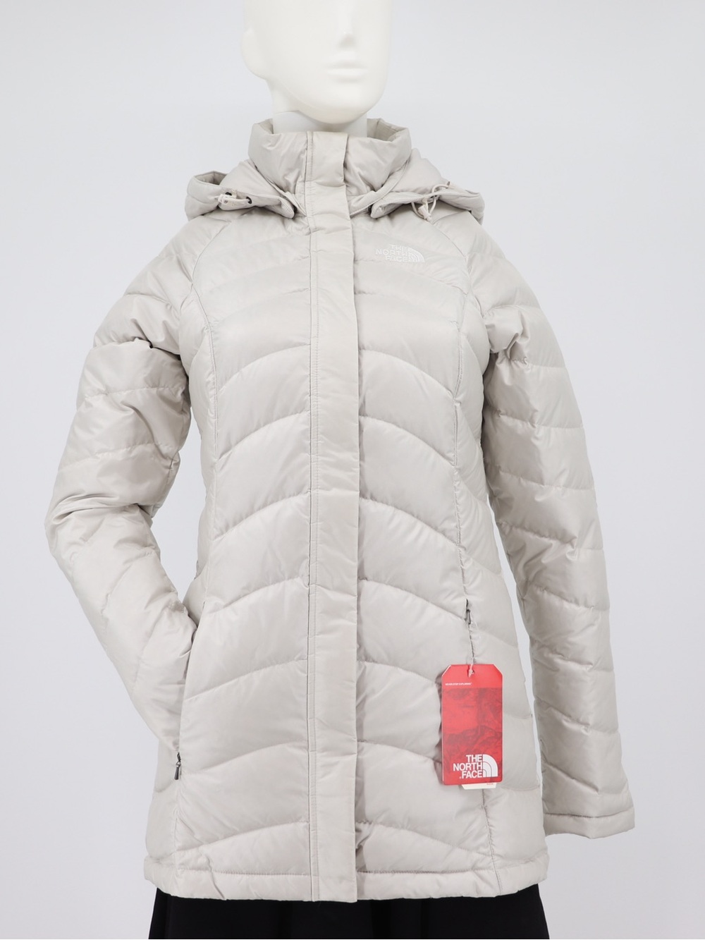 Brand New North Face Women’s XSmall Transit 600 Down Parka Ivory Authentic